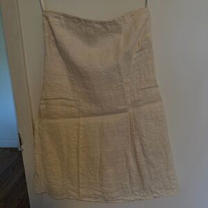 DISSH Daphne Butter Linen Mini Dress